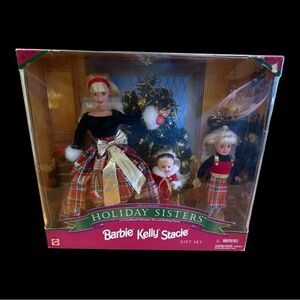 Holiday Sisters - Barbie, Kelly & Stacie Gift Set - New in Box - 1998